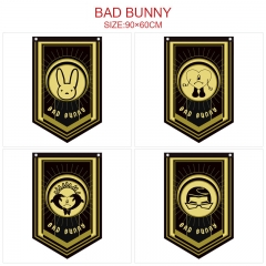 bad bunny-4款 90x60 旗帜