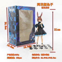 明日方舟阿米娅兔子高21cm重量217g彩盒尺寸24.5X10.5X15.5cm包装方式吸塑+彩盒装箱数量一箱100个