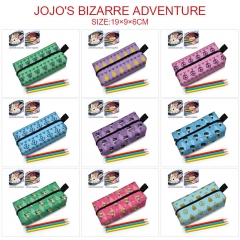 11款JOJO的奇妙冒险动漫新款方形拉链笔袋收纳包化妆包