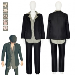 2023新款枪神cos服 wolfwood乌鲁特角色扮演舞台表演服装