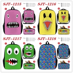彩虹朋友-4款- 午餐包+背包书包+笔袋 套装