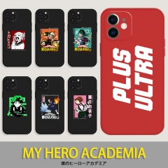 我的英雄学院适用iphone14手机壳12/X苹果13promax液态硅胶保护套