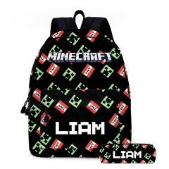 新品我的世界Minecraft中小学生书包游戏周边背包