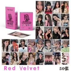 ree Velvet组合镭射小卡 盒装50张一盒 明星周边专辑小卡LOMO卡