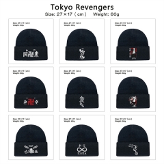 东京复仇者 13款 新货精品动漫印花毛绒针织帽保暖帽