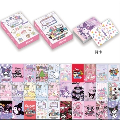 三丽鸥双面30张小卡 可爱卡通动漫 盒装高清照片卡LOMO卡