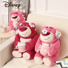迪士尼正版草莓熊毛绒公仔玩偶睡觉抱枕床上陪伴摆件娃娃生日礼物