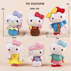 6款凯蒂猫 Hello Kitty 欢乐KT 5-6 cm 230克