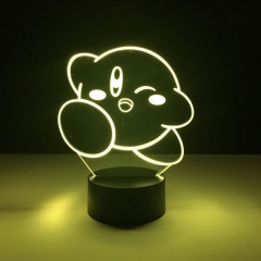 可DIY呆萌星之卡比Kirby3d小夜灯创意卧室宿舍护眼台灯送人礼物