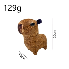 跨境新款 Capybara Plush 仿真水豚鼠抱枕玩偶 毛绒玩具