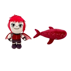 跨境新品 NIMONA plush 怪物少女妮莫娜毛绒玩具 公仔 玩偶