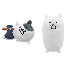 跨境热卖新品 battle cats plush 战斗猫 毛绒玩偶公仔