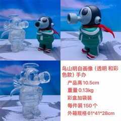 鸟山明自画像（透明款 和 彩色款）动漫手办高10.5厘米重0.13kg