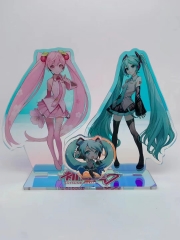 初音  亚克力彩虹三插立牌