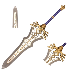 130cm 塞尔达传说王族双手剑金色大剑荒野之息林克武器PVC道具