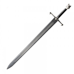 114cm权力的游戏冰原狼巨剑冰与火之歌琼恩雪诺西洋剑cos未开刃