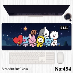 BT21 鼠标垫效果