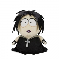 跨境 测品 South Park Goth Kid Plush Toy南方公园填充毛绒公仔