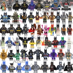 超英蝙蝠侠积木人仔大合集摆件拼装颗粒积木儿童益智男女孩玩具