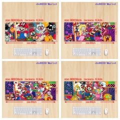 超级玛丽Super Mario（Mario） 鼠标垫 80x30x0.3 锁边