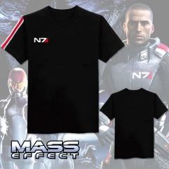 质量效应T恤 mass effect 高品质纯棉短袖T恤衫游戏T恤