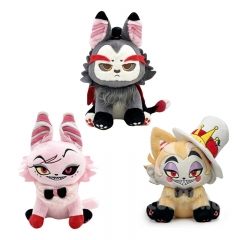 跨境新品Angel Meow Hazbin Hotel地狱客栈天使猫毛绒玩偶公仔