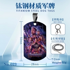 Avengers 新款军牌项链或钥匙扣