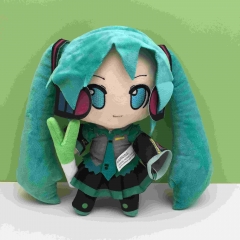 25cm初音未来毛绒玩具公仔卡通玩偶摆件