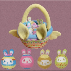 跨境新款复活节彩蛋Easter egg毛绒玩具可爱兔子Easter Bunny公仔