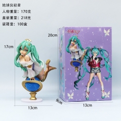 初音未来手办 纪念赏地球仪初音公仔 模型 景品手办TAITO初音摆件