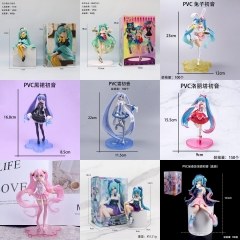 初音未来手办樱花兔子雪初音可爱少女心车载桌面机箱摆件公仔模型