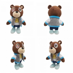 跨境新品 Kanye teddy bear 侃爷同款泰迪熊毛绒玩具公仔礼物现货