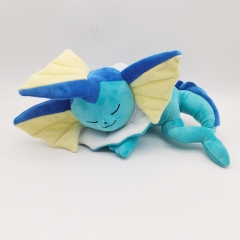 跨境新品 Sleeping Vaporeon Poké Plush 毛绒玩具公仔玩偶