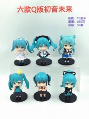 6款一套 Q版 初音未来 袋装手办 高10cm 一箱50套