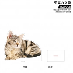 YKLP008 UV 亚克力立牌 猫 个性