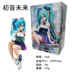 初音未来 牵牛花仙子花精灵初音手办动漫二次元周边机箱摆件礼物