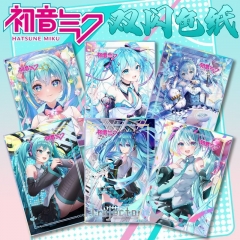 初音双闪色纸烫银工艺银葱闪底初音大号色纸动漫周边