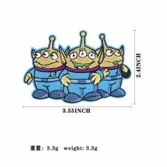 玩具大队卡通刺绣布贴 补丁贴服装箱包辅料电脑刺绣热熔胶布贴