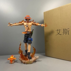 海贼王GK展臂艾斯盒装手办高约28cm一箱22个