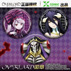 星柏 正版 overload 骨王不死之王 雅儿贝德 徽章