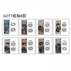 GOT7/Jackson/BamBam/JB/Mark/YuGyeom/JinYoung/YoungJae戒指