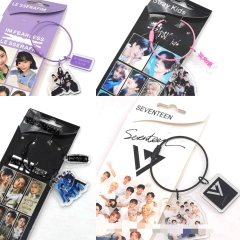 StrayKids LESSERAFIM SEVENTEEN ENH亚克力钥匙扣 包包挂件饰品