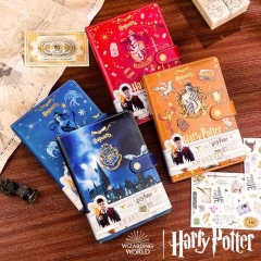 哈利波特手账本HarryPotter周边硬面磁扣欧式复古圣诞 日记笔记本