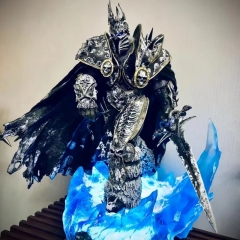 魔兽世界 魔兽争霸 巫妖王 阿尔萨斯 GK 可发光 盒装手办 高35cm 1