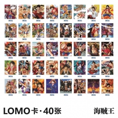 动漫40张LOMO卡海贼LOMO卡40张一盒