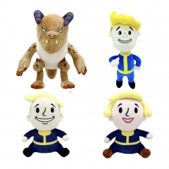 跨境新款 ALLOUT VAULT GIRL STUBBINS PLUSH 辐射毛绒公仔 玩偶