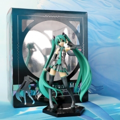 甩葱初音2代初音站姿手办桌面摆件二次元动漫模型公仔车载摆件