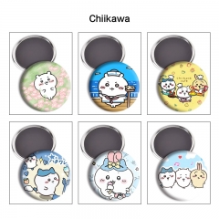 Chiikawa 动漫马口铁冰箱贴磁吸贴吧唧胸章直径58mm