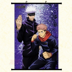 咒术回战周边 跨境新品 动漫挂画布画墙画代发定制Jujutsu Kaisen