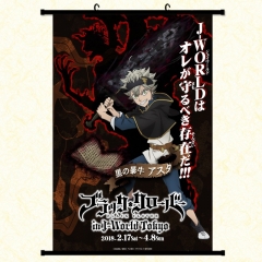 黑四叶草动漫周边挂画 挂饰卡通海报挂件 定制代发 Black Clover